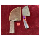 Damascus Steel Cleaver Knife
