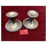 Fred Hirsch Company Weighted Sterling Candlesticks