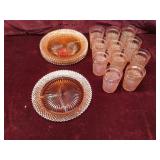 Depression Era Glassware "Miss America" Pattern