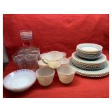 Vintage MacBeth Evans Petalware Dinnerware Set
