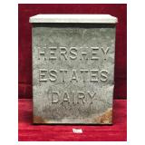 Galvanized Hershey Estates Dairy Milk Cooler