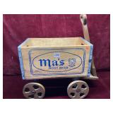 Vintage Mas Root Beer Decorative Wooden Crate...