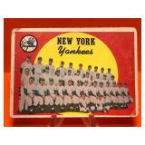 1959 Topps New York Yankees Team Card #510