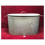 Antique Galvanized Canning Pot