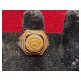 Vintage Pottsville High School 10K Gold Ring
