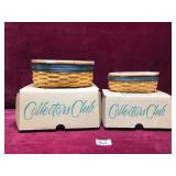Longaberger Collectors Club, Harmony Baskets, 2ea