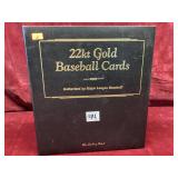 22kt Gold Baseball Cards