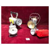Various Vintage Flash Lights
