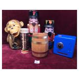 Various Vintage Coin Banks