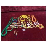 Vintage Costume Jewelry Necklace and Earring Lot