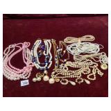 Vintage Costume Jewelry Faux Pearl Collection