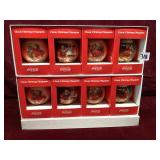 Coca Cola Classic Christmas Ornaments Set