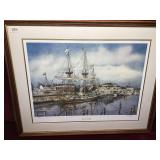 Watercolor "Reflections at Dawn"