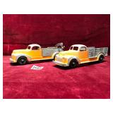 Vintage Hubley Dump Truck and Tow Truck