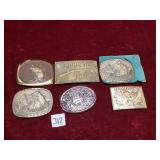 Vintage Collectible Belt Buckles Lot