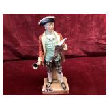 Vintage Colonial Town Crier Figurine.