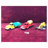 Vintage Tootsie Toy, Construction Trucks