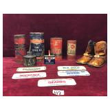 Various Antique Tins and More