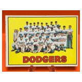 1967 Topps, LA Dodgers Team Photo
