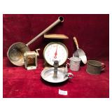 Various Vintage Household Items, Scale & More
