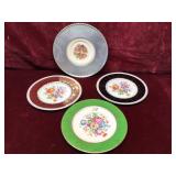 Vintage Floral Dinner Plates
