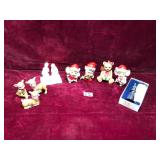 Vintage Porcelain Christmas Deocrations & More