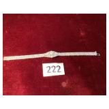 Vintage 10k White Gold Filigree Bracelet