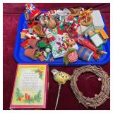 Vintage Christmas Ornament and Decor Variety Lot