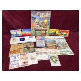 Vintage Ephemera, Books, and Postcard Lot