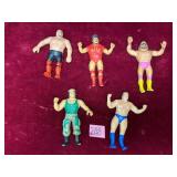 Vintage WWF LJN Wrestling Action Figure Lot of 5