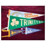 Assorted Vintage Souvenir felt Pennants Collection