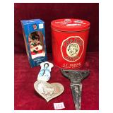 Vintage Advertising Tin And Collectibles Lot