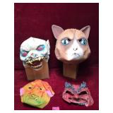 Assorted Novelty Halloween Costume Mask Collection