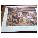 Historical and Western Art Prints Lot
