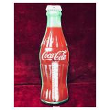 Coca-Cola Vintage Bottle Thermometer Sign with Box