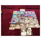 Vintage Sports Trading Cards and Photo Lot