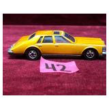 Vintage 1980 Hot Wheels Cadillac Seville Gold