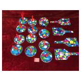Vintage Tin Litho New Year Party Noisemakers