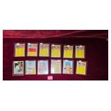 Vintage 1968 Topps Baseball Checklist Card Lot