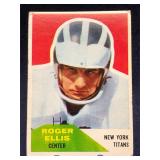 1961 Fleer Roger Ellis New York Titans 119