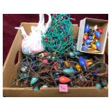 Bulk Lot Vintage C9 and Miniature Christmas Lights