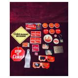 Coca-Cola Vintage Advertising Memorabilia Lot