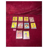 1959 Topps Vintage Baseball Cards 10 Card Lot