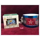 Schylling Winnie The Pooh And Patriotic Tin Drums