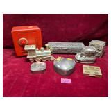 Vintage Metal Bank and Trinket Box Auction Lot
