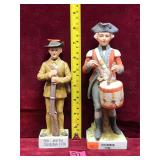Pair of Vintage Military Soldier Figurines
