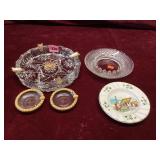Vintage Glass and Ceramic Ashtrays Lot