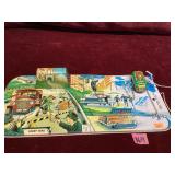 Vintage Lucky Toys Tin Litho Police Chase Game