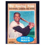 1962 Topps Willie Mays All-Star Giants 395