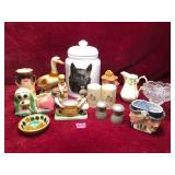 Vintage Porcelain Ceramic and Glass Decor Lot